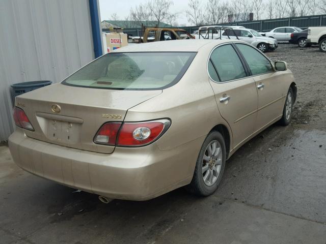 JTHBA30G845028897 - 2004 LEXUS ES 330 TAN photo 4