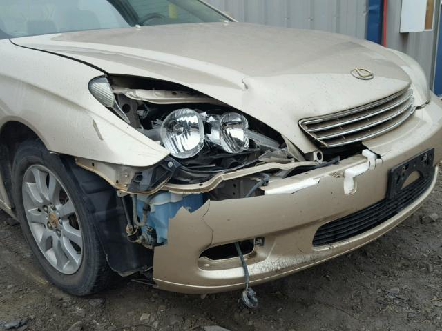 JTHBA30G845028897 - 2004 LEXUS ES 330 TAN photo 9