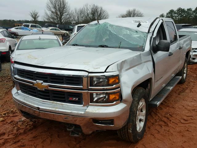 3GCPCREC6EG157953 - 2014 CHEVROLET SILVERADO SILVER photo 2