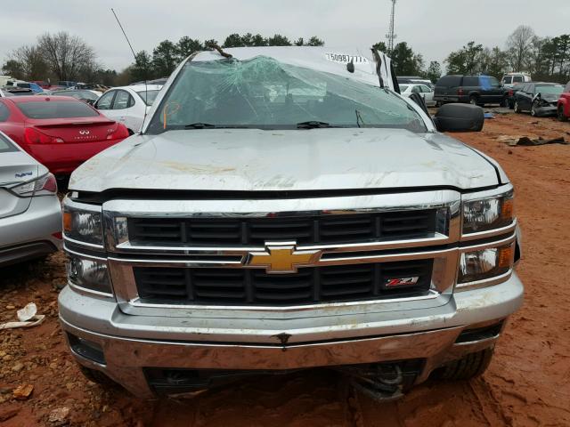 3GCPCREC6EG157953 - 2014 CHEVROLET SILVERADO SILVER photo 9