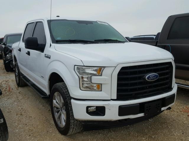 1FTEW1EP8HKE51113 - 2017 FORD F150 SUPER WHITE photo 1