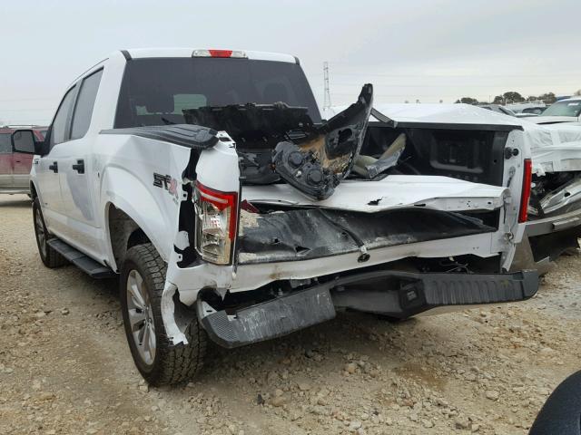 1FTEW1EP8HKE51113 - 2017 FORD F150 SUPER WHITE photo 3