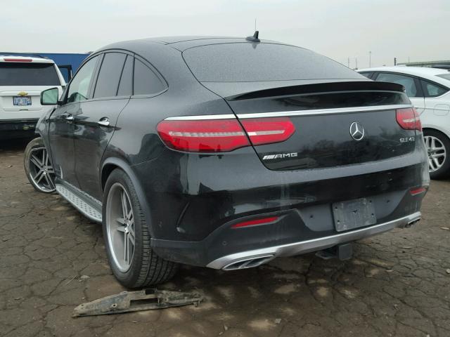 4JGED6EB6HA052421 - 2017 MERCEDES-BENZ GLE COUPE BLACK photo 3