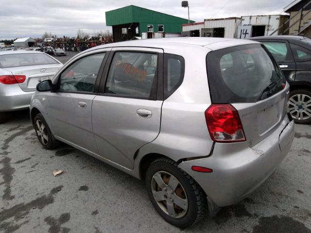 KL2TD65627B745707 - 2007 PONTIAC WAVE SILVER photo 3