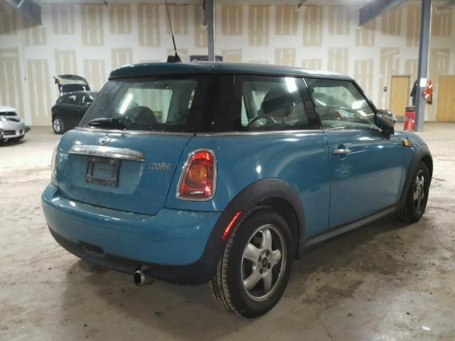 WMWMF33598TT63686 - 2008 MINI COOPER BLUE photo 4