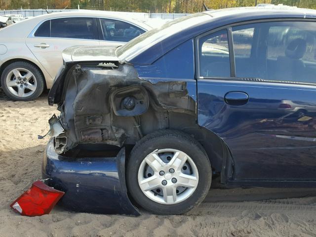 1G8AJ55FX7Z133876 - 2007 SATURN ION LEVEL BURN photo 9