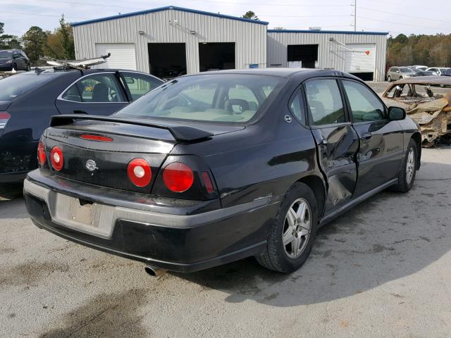 2G1WH55K629378898 - 2002 CHEVROLET IMPALA LS BLACK photo 4