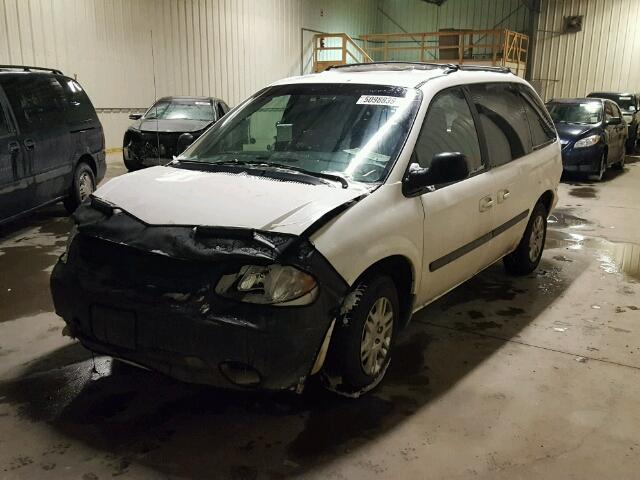 1D4GP25R97B108230 - 2007 DODGE CARAVAN SE WHITE photo 2