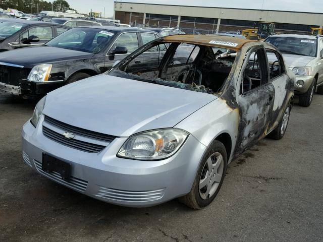 1G1AL58F287172737 - 2008 CHEVROLET COBALT LT SILVER photo 2