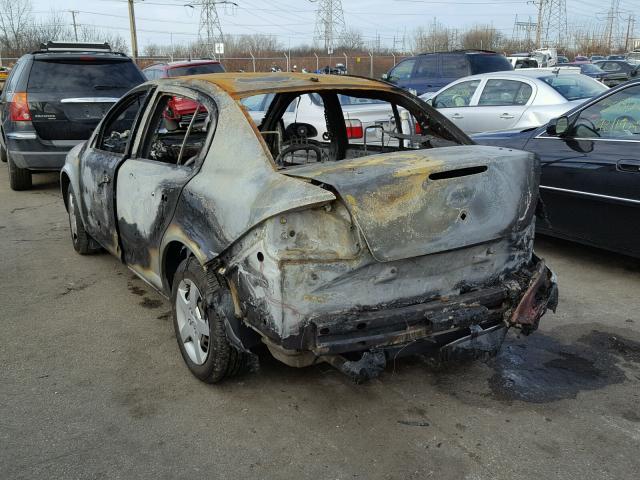 1G1AL58F287172737 - 2008 CHEVROLET COBALT LT SILVER photo 3