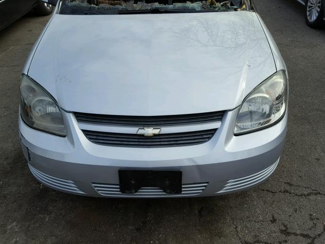 1G1AL58F287172737 - 2008 CHEVROLET COBALT LT SILVER photo 7