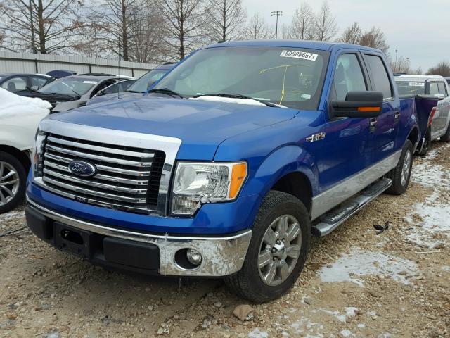 1FTFW1CF8CFA34901 - 2012 FORD F150 SUPER BLUE photo 2