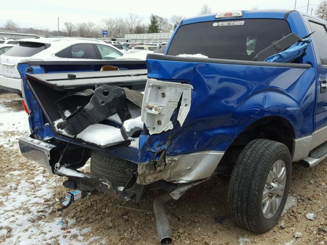 1FTFW1CF8CFA34901 - 2012 FORD F150 SUPER BLUE photo 9