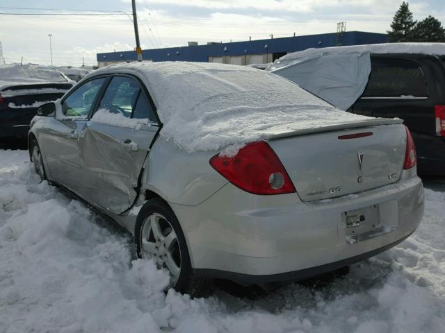 1G2ZG58N574214506 - 2007 PONTIAC G6 BASE SILVER photo 3