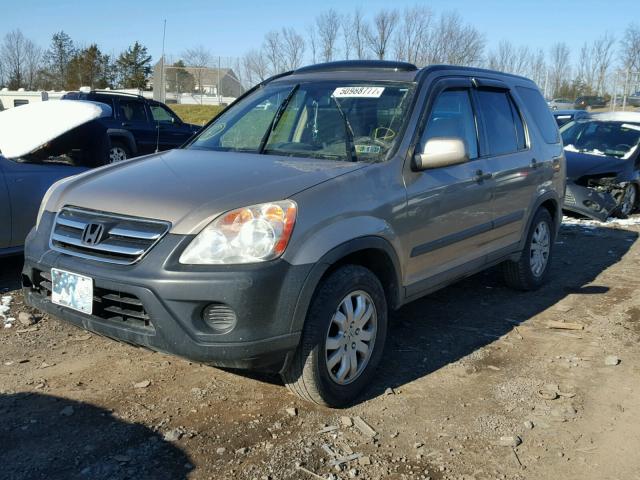 SHSRD78856U445402 - 2006 HONDA CR-V EX TAN photo 2