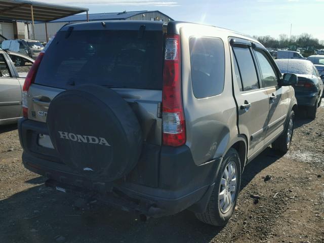 SHSRD78856U445402 - 2006 HONDA CR-V EX TAN photo 4