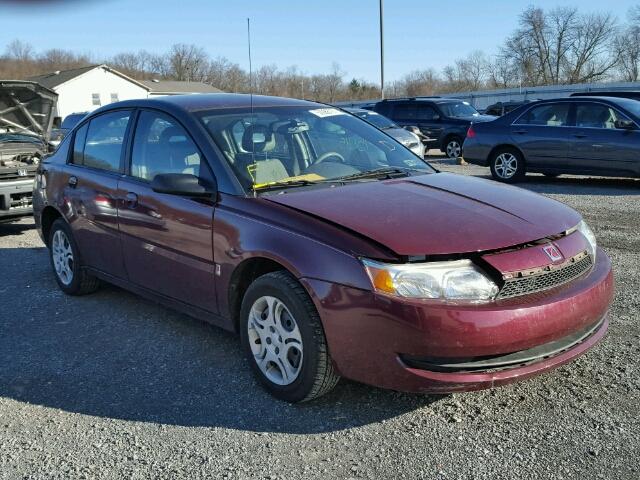 1G8AJ52F93Z146794 - 2003 SATURN ION LEVEL MAROON photo 1