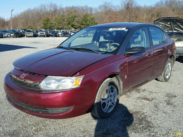 1G8AJ52F93Z146794 - 2003 SATURN ION LEVEL MAROON photo 2