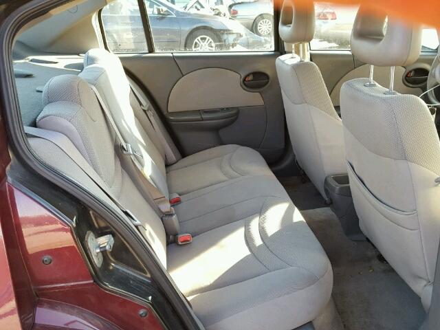 1G8AJ52F93Z146794 - 2003 SATURN ION LEVEL MAROON photo 6