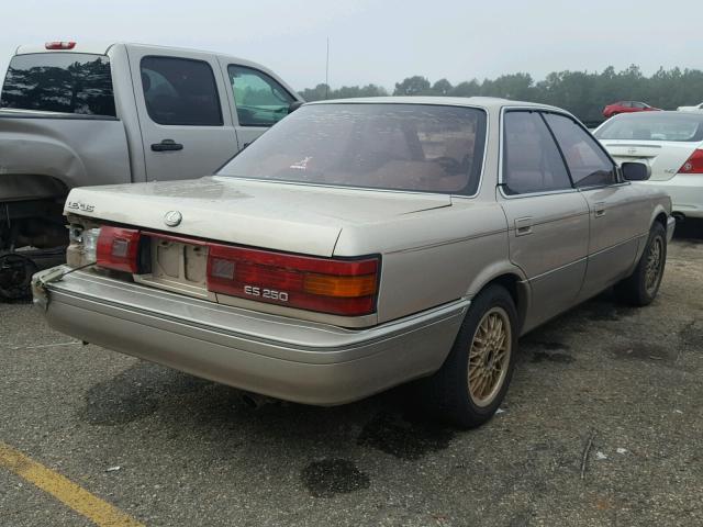 JT8VV22T2M0146589 - 1991 LEXUS ES 250 GOLD photo 4