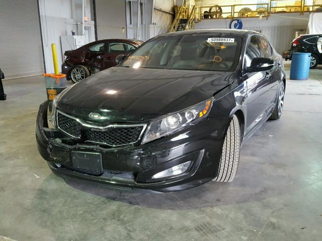 KNAGR4A64B5142515 - 2011 KIA OPTIMA SX BLACK photo 2