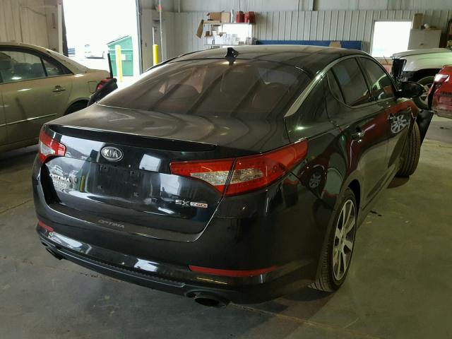 KNAGR4A64B5142515 - 2011 KIA OPTIMA SX BLACK photo 4