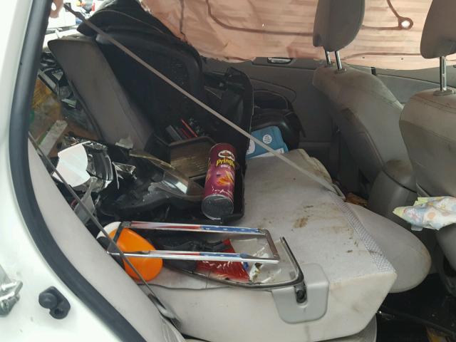 JF2SHBDC2BH750524 - 2011 SUBARU FORESTER 2 WHITE photo 6