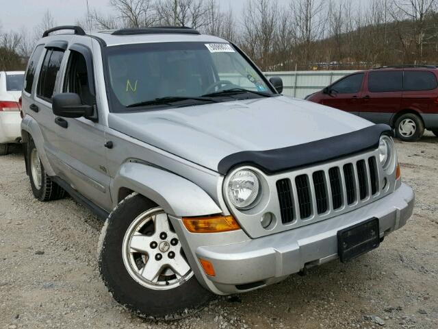 1J4GL48K66W291719 - 2006 JEEP LIBERTY SP SILVER photo 1