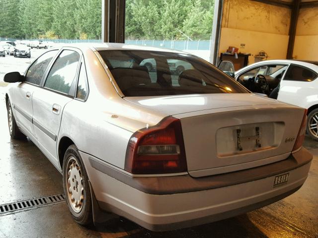 YV1TS97D9X1017057 - 1999 VOLVO S80 SILVER photo 3