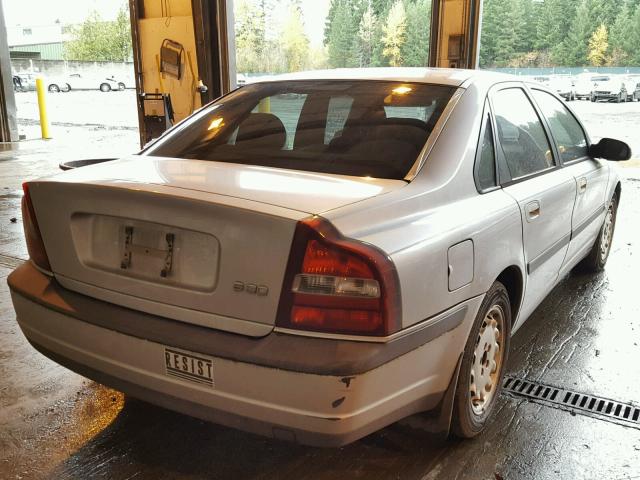 YV1TS97D9X1017057 - 1999 VOLVO S80 SILVER photo 4