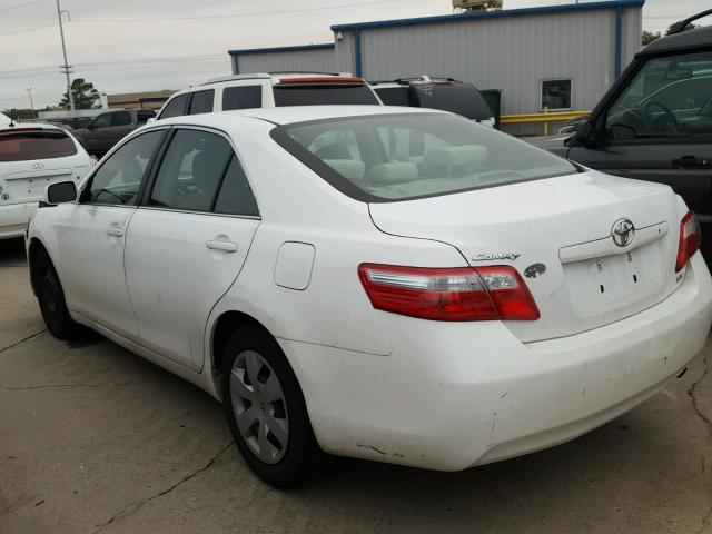 4T1BE46K29U917341 - 2009 TOYOTA CAMRY BASE WHITE photo 3