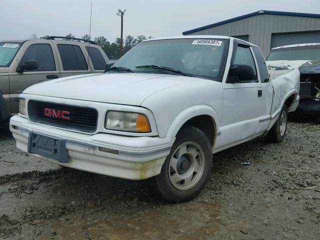 1GTCS1942T8529555 - 1996 GMC SONOMA WHITE photo 2