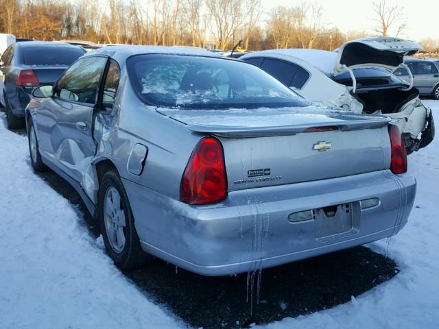 2G1WM15K169296975 - 2006 CHEVROLET MONTE CARL SILVER photo 3