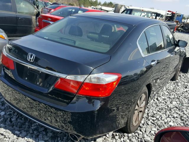 1HGCR2F30FA180553 - 2015 HONDA ACCORD LX BLACK photo 4