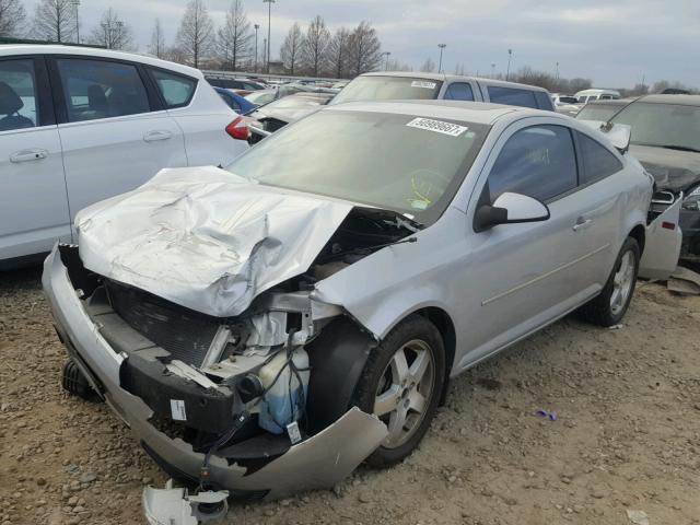 1G1AL15F067823793 - 2006 CHEVROLET COBALT LT SILVER photo 2