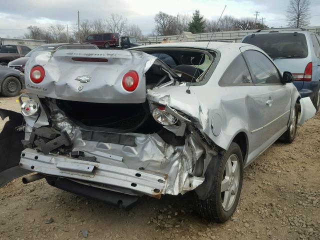 1G1AL15F067823793 - 2006 CHEVROLET COBALT LT SILVER photo 4