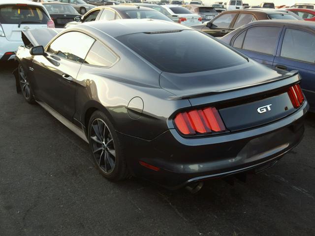 1FA6P8CF7G5230495 - 2016 FORD MUSTANG GT GRAY photo 3