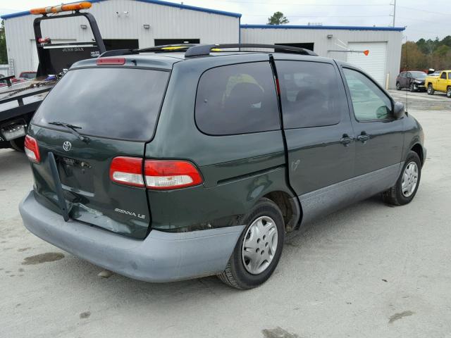 4T3ZF13C81U395138 - 2001 TOYOTA SIENNA LE GREEN photo 4