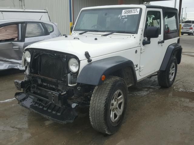 1J4FZ24168L554369 - 2008 JEEP WRANGLER X WHITE photo 2