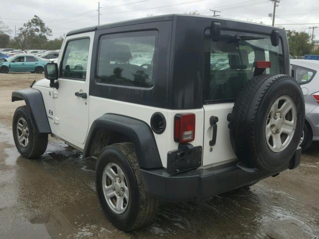 1J4FZ24168L554369 - 2008 JEEP WRANGLER X WHITE photo 3