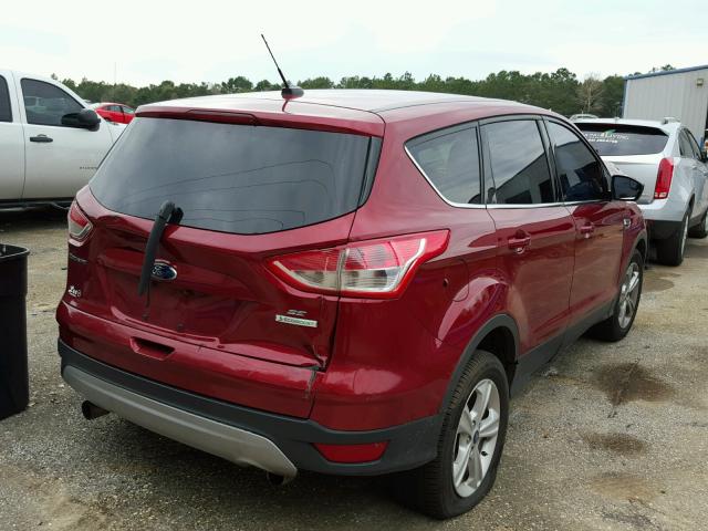 1FMCU0GX8DUB92217 - 2013 FORD ESCAPE SE RED photo 4