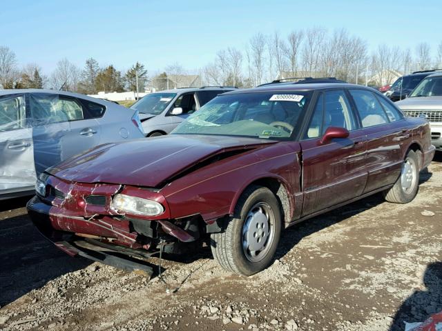 1G3HC52K5X4835858 - 1999 OLDSMOBILE 88 50TH AN MAROON photo 2