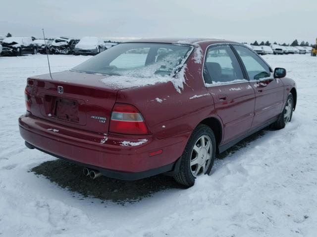 JHMCD5659RC046664 - 1994 HONDA ACCORD EX MAROON photo 4