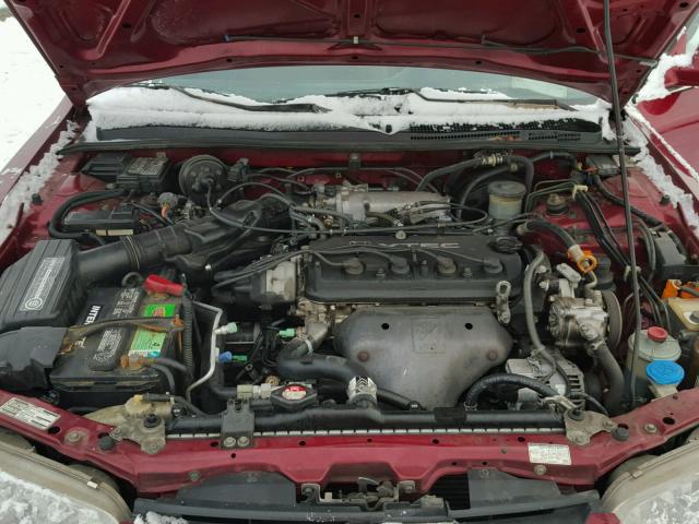 JHMCD5659RC046664 - 1994 HONDA ACCORD EX MAROON photo 7