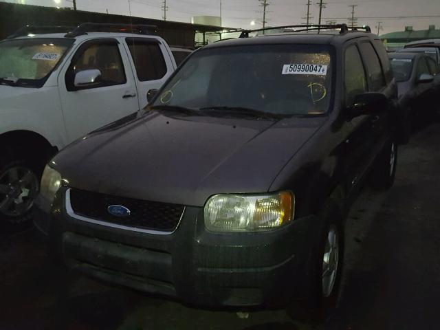 1FMYU01182KD99757 - 2002 FORD ESCAPE XLS GRAY photo 2