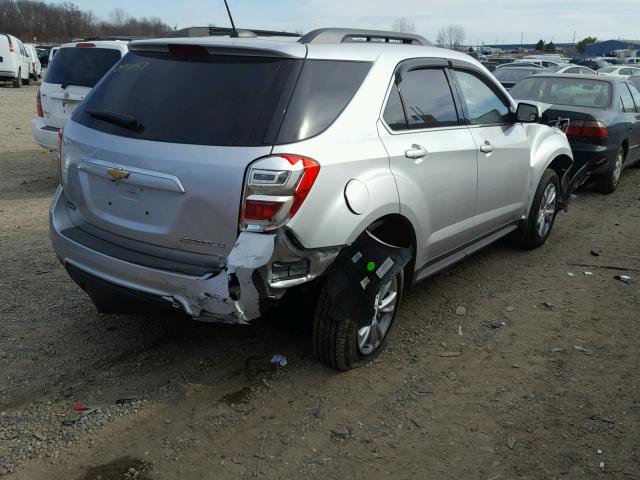 2GNALCEK8G1107102 - 2016 CHEVROLET EQUINOX LT SILVER photo 4