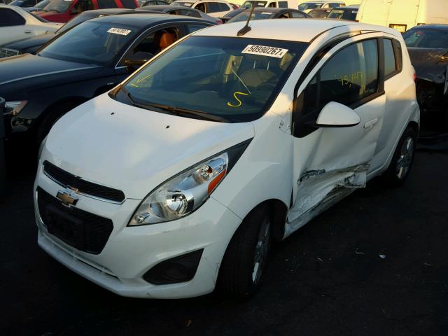 KL8CA6S90DC576242 - 2013 CHEVROLET SPARK LS WHITE photo 2