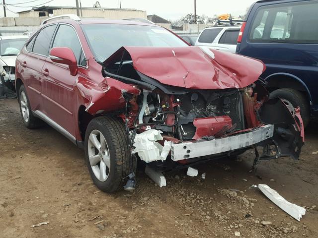 2T2BK1BA4BC108575 - 2011 LEXUS RX 350 RED photo 1