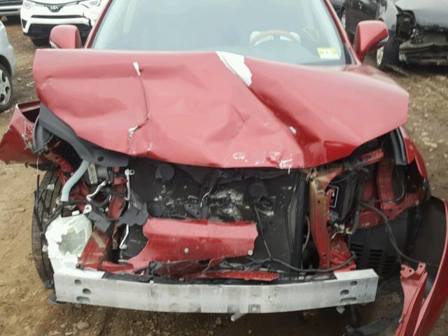 2T2BK1BA4BC108575 - 2011 LEXUS RX 350 RED photo 7