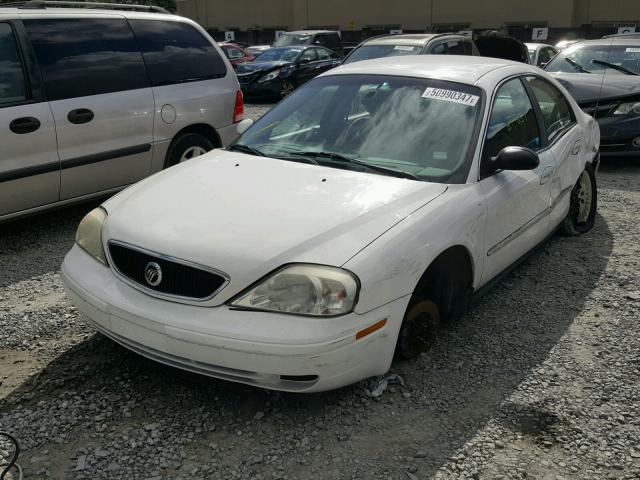 1MEFM50U22G617584 - 2002 MERCURY SABLE GS WHITE photo 2